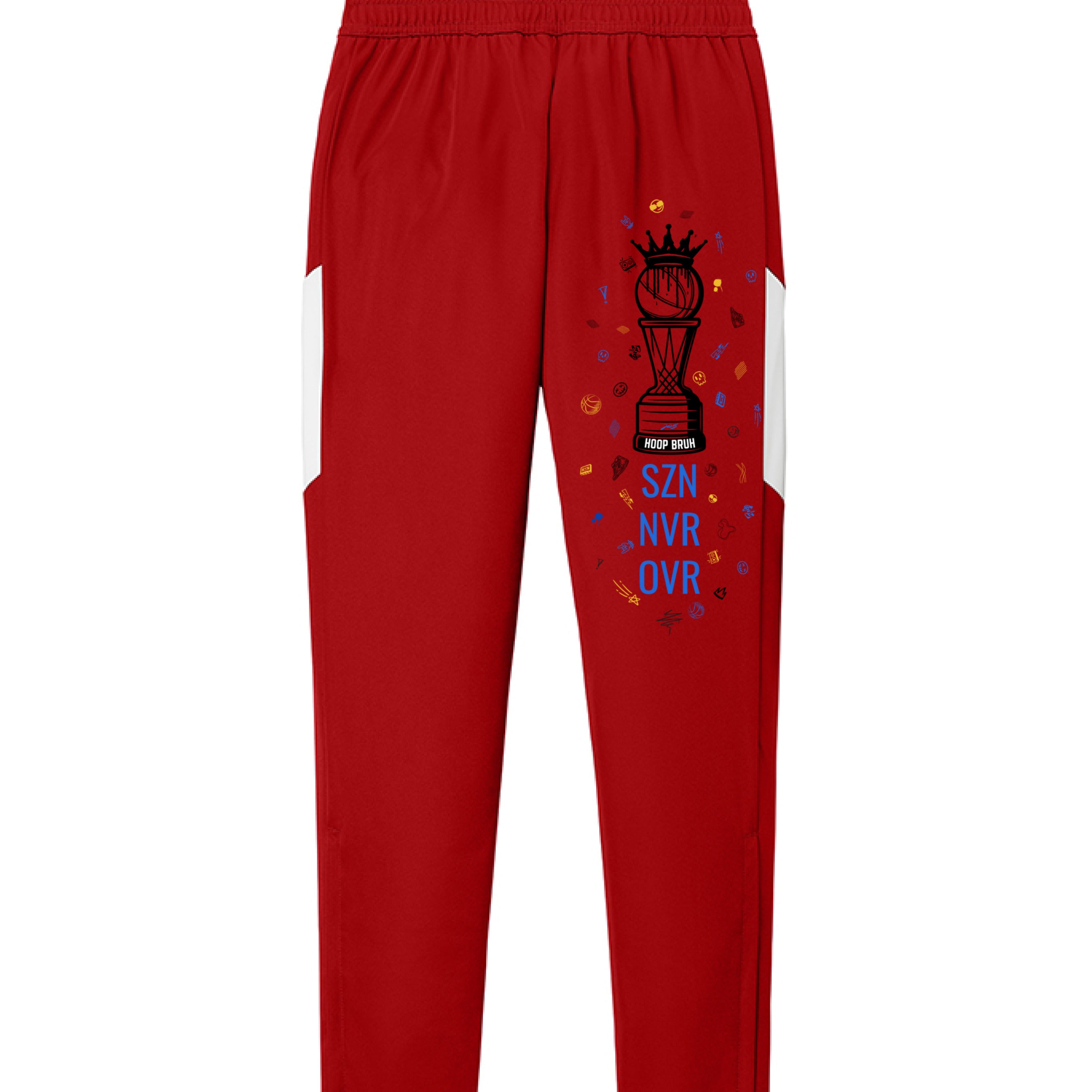 Deep Red/ White - BACK